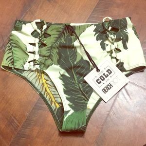 NWT BEACH RIOT HARBOR HIGH WAISTED BIKINI BOTTOMS